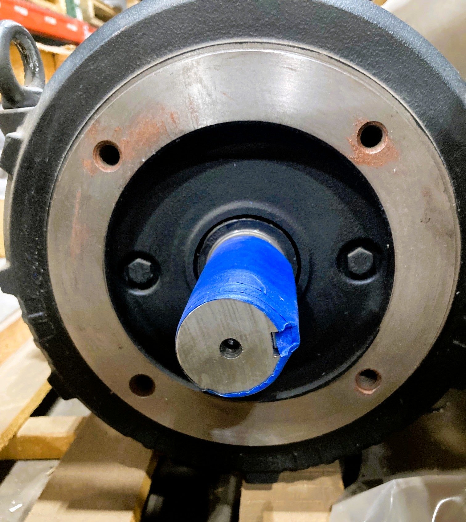 WEG motor, 7.5 HP, 1200 RPM, 230/460V, TEFC, C-Face